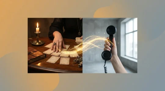 Connessione energetica tra cartomante e consultante attraverso il telefono