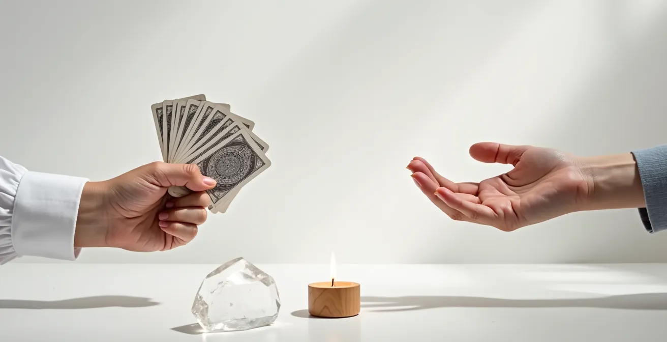 Composizione astratta che rappresenta l'energia bloccata versus l'energia fluida durante una lettura