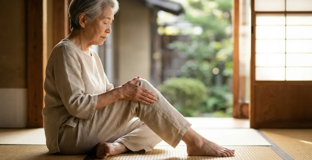 Localizzazione e massaggio del punto della longevità ST36 secondo la medicina giapponese